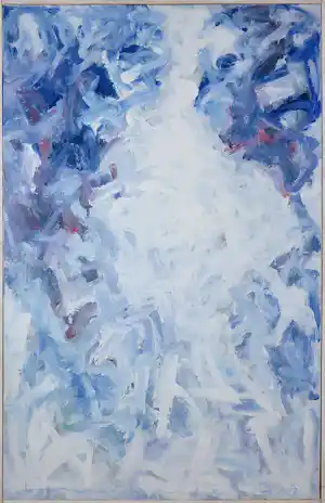 Janus Nuiten - Olieverf op doek, Zonder titel - Ingelijst verkocht voor € 85!
