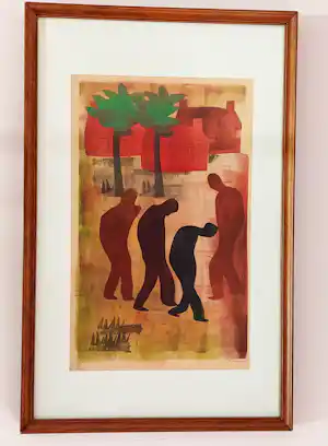 Hendrik Werkman - Vaders en Zonen. Uit de Chassidische Legenden. verkocht voor € 80!