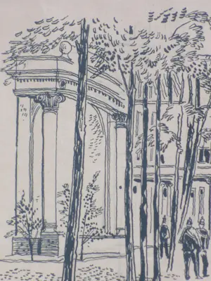 Charles Kemper - Galgemaal in De Doelen - Inkttekening kopen? Bied vanaf 40!
