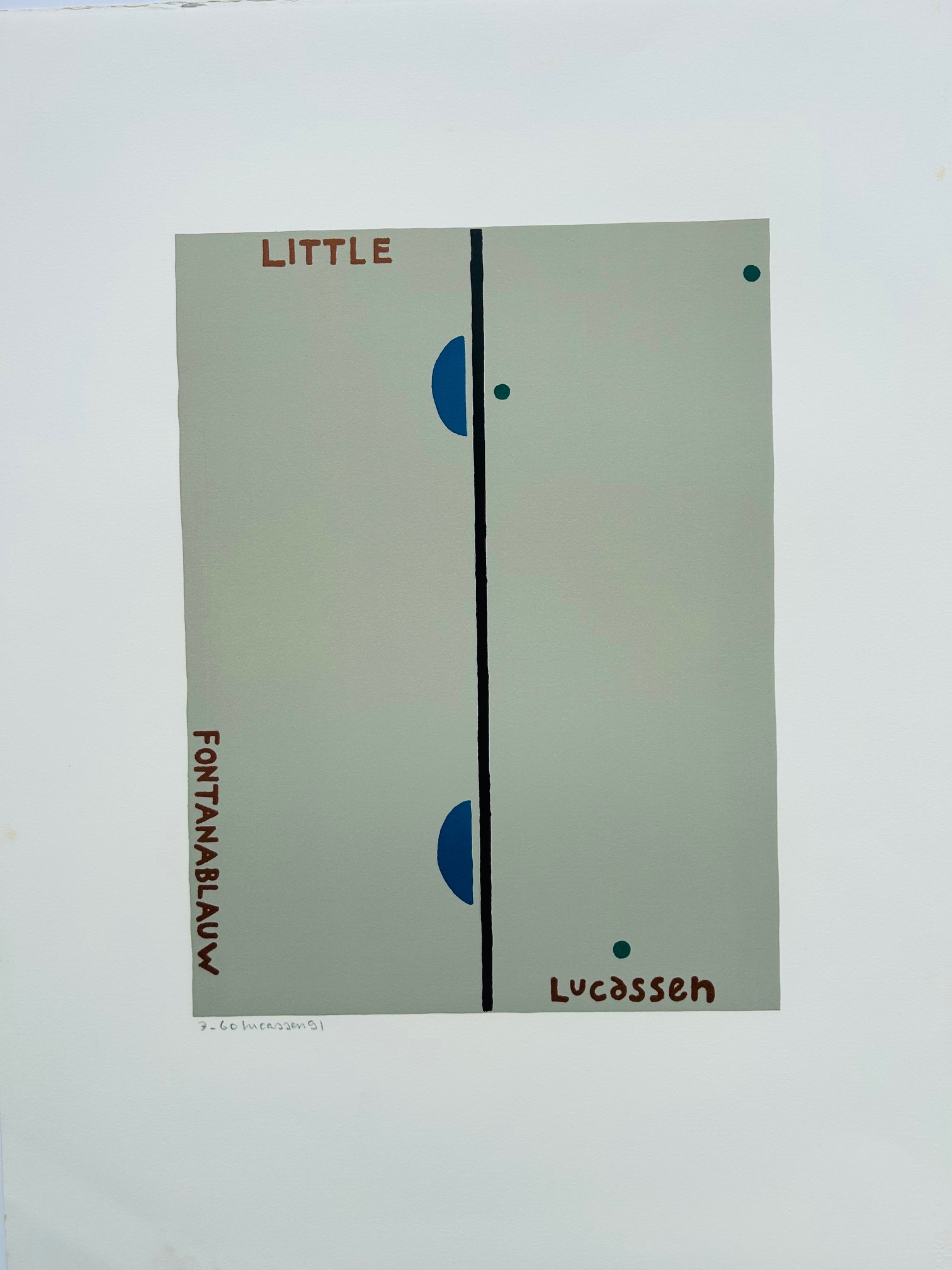 Reinier Lucassen - Little Fontanablauw kopen? Bied vanaf 95!