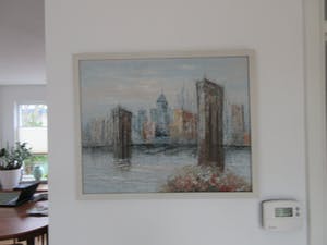 Niet of onleesbaar gesigneerd - Abstract Stadsgezicht kopen? Bied vanaf 1!