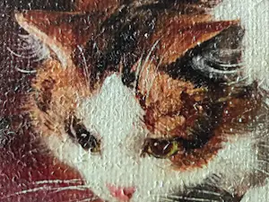 Niet of onleesbaar gesigneerd - Spelende katten kopen? Bied vanaf 10!