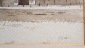 Niet of onleesbaar gesigneerd - Aquarel - Lanschap kopen? Bied vanaf 10!
