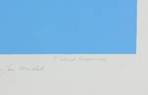 Niet of onleesbaar gesigneerd - Zeefdruk, Geometrisch-abstracte compositie kopen? Bied vanaf 1!