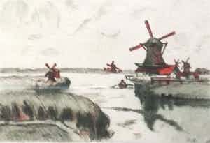 Armand Guillaumin - A177 - Zicht op Saardam verkocht voor € 50!