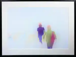 Gisella Klein - Foto, At the museum II - Ingelijst verkocht voor € 80!