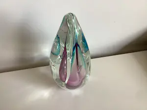 Princ art glass - Kristallen druppel - hand gesigneerd kopen? Bied vanaf 70!
