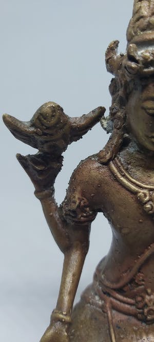 Brons (Onbekend) - Antieke Shiva in Verada Mudra houding 1890 kopen? Bied vanaf 85!