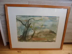 Christina Sicking - Aquarel. Landschap met bomen. kopen? Bied vanaf 35!