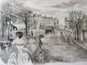 Emilio Grau-Sala - Lithographie "Le petit ami" kopen? Bied vanaf 80!