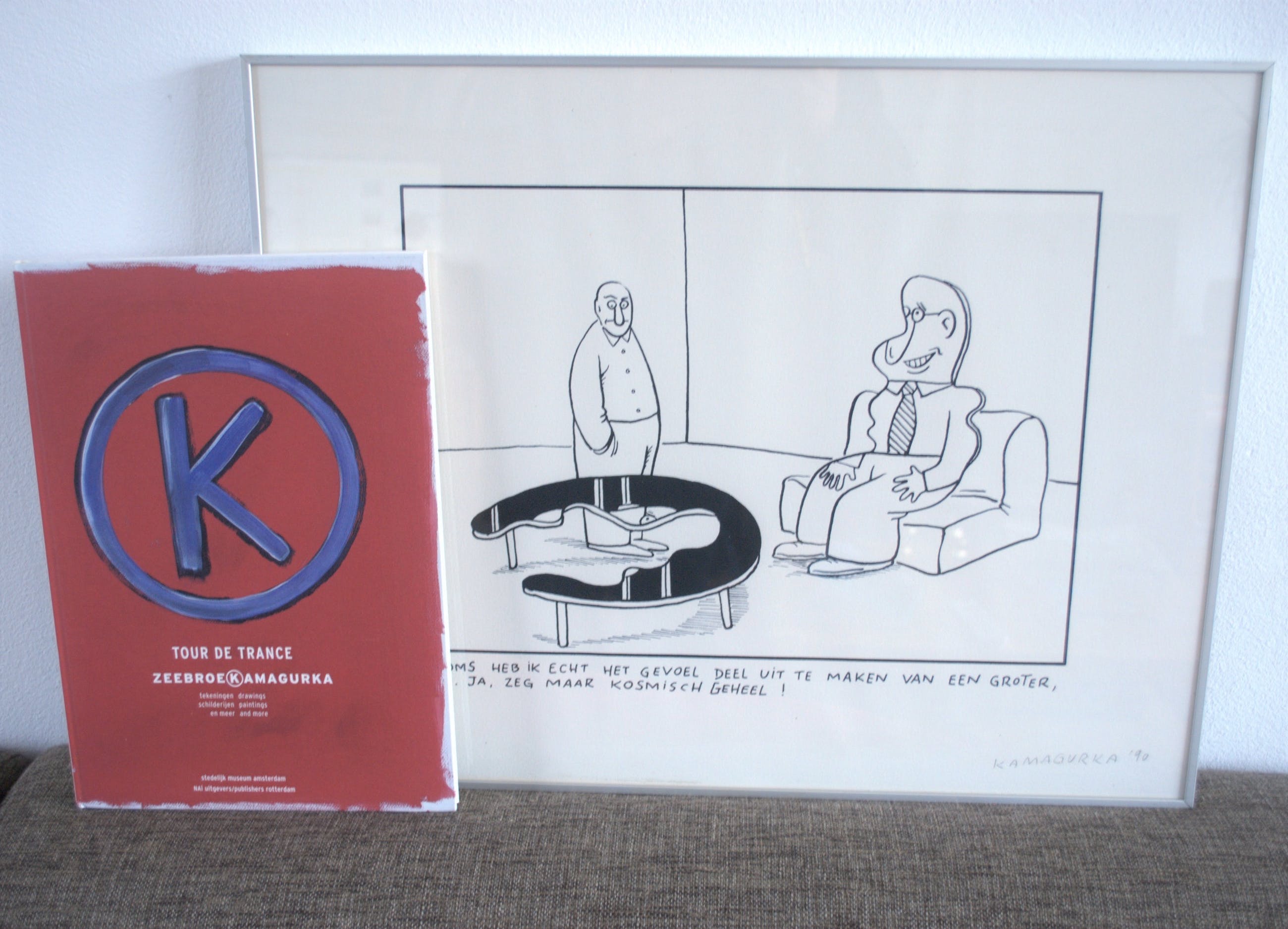 Kamagurka een kosmisch geheel&hellip;zeefdruk uit 1990