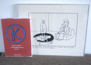 Kamagurka - ...een kosmisch geheel...zeefdruk uit 1990, incl boek uit 2002 kopen? Bied vanaf 125!