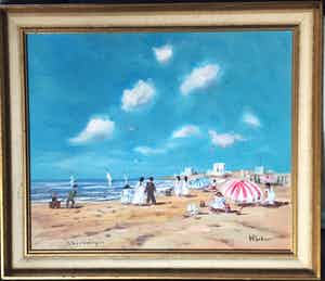 Henk Poeder - Strand verkocht voor € 130!