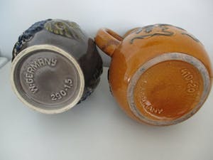 Scheurich Keramik - set van 5 vintage West Germany vazen (waaronder 1 Rumtopf) kopen? Bied vanaf 30!