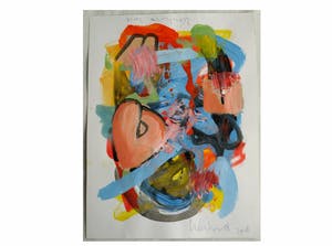 Peter Klashorst - Acrylverf op papier – Abstract 14 - 2016 kopen? Bied vanaf 35!