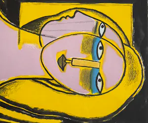 Corneille - handgesigneerde kleurenlitho | 'Le temps d'un été' | 2001 (INGELIJST) kopen? Bied vanaf 575!