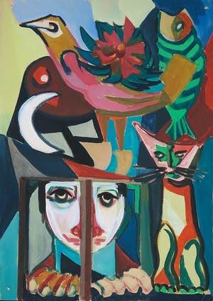 Joe Wols - Acryl op papier, Zonder titel kopen? Bied vanaf 1!
