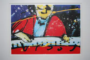 Herman Brood - Ik, de pianoman - zeefdruk -&- dubbel-CD met boekje kopen? Bied vanaf 50!