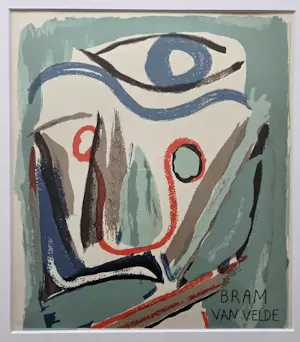 Bram van Velde - Litho. 1952. Derriere Le Miroir. kopen? Bied vanaf 139!