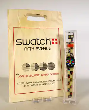 Mark Kostabi - Swatch horloge verkocht voor € 40!