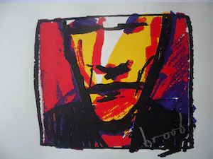 Herman Brood - Zeefdruk, Woedend Licht kopen? Bied vanaf 50!