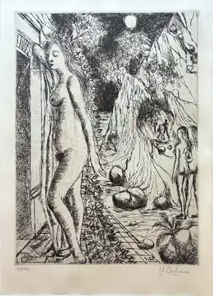 Paul Delvaux - Eve - 1971 kopen? Bied vanaf 520!