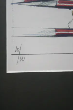 Niet of onleesbaar gesigneerd - Gelimiteerd Aquarel Sport Spring Paard kopen? Bied vanaf 1!