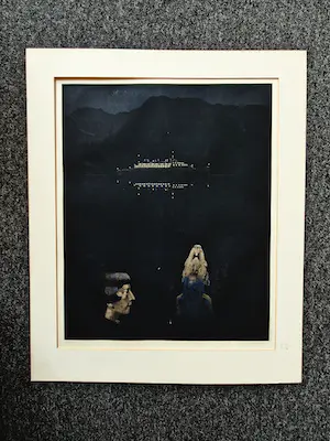 Peter Bes - Grote & unieke - 1980 - artist proof Ets/aquatint "Hotel du Lac" met opdracht kopen? Bied vanaf 45!