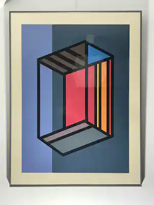 Guy Vandenbranden - Geometrische compositie verkocht voor € 305!