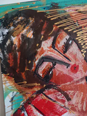 Hrasarkos - Fusie van de ziel – Acrylverf schilderij - gesigneerd kopen? Bied vanaf 190!