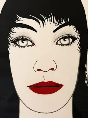 Felix Labisse - "Les Promesses d'un Visage" Kleurenlitho uit de reeks "Les Fleurs du mal" 1975 kopen? Bied vanaf 189!
