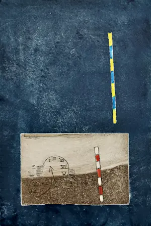 Jan Montyn - La cage de temps II, aquatint ets (netjes ingelijst) kopen? Bied vanaf 10!