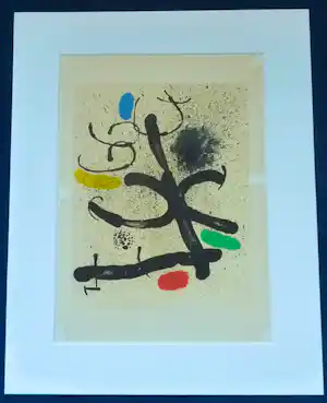 Joan Miro - Derrière le Miroir verkocht voor € 95!