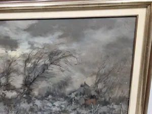 Theodorus van Oorschot - Boerderij in winters landschap kopen? Bied vanaf 65!