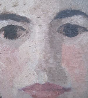 Niet of onleesbaar gesigneerd - Portret van een jonge vrouw kopen? Bied vanaf 10!