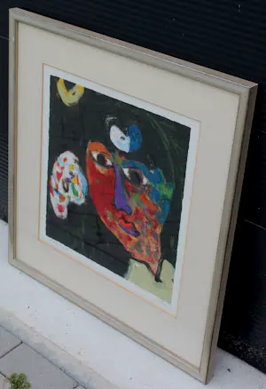 Eugène Brands - Ingelijste litho: "de schilder" kopen? Bied vanaf 350!