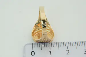 50 - Fraai gedetailleerde 18 Krt bi-color gouden ring - zegel model kopen? Bied vanaf 135!