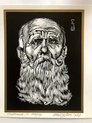 Wim Zwiers - Portret verkocht voor € 35!