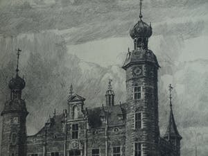 Niet of onleesbaar gesigneerd - Ets , “Stadhuis Venlo” – gesigneerd & ingelijst – No 22 kopen? Bied vanaf 10!