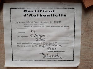 Henri Rowet - Schilderij: 'Le Port' kopen? Bied vanaf 50!