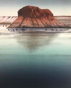 Alain Le Foll - LAATSTE KEER AANGEBODEN!! Lithografie - 'Mount' - Gesigneerd - 43/150 verkocht voor € 95!