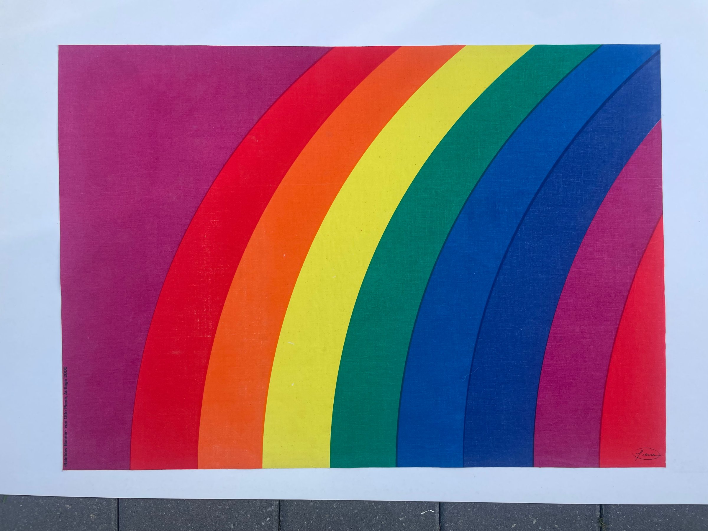 Otto Piene - Rainbow Banner kopen? Bied vanaf 300!