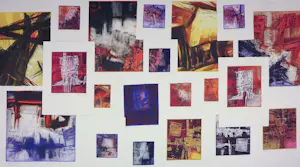 Nicol Rodriguez - Etsen, Lot van 19 abstracte composities kopen? Bied vanaf 150!