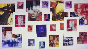 Nicol Rodriguez - Etsen, Lot van 19 abstracte composities kopen? Bied vanaf 150!