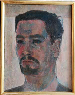 Wijnand Wansink - Portret van de uitgever Rob van Gennep verkocht voor € 135!
