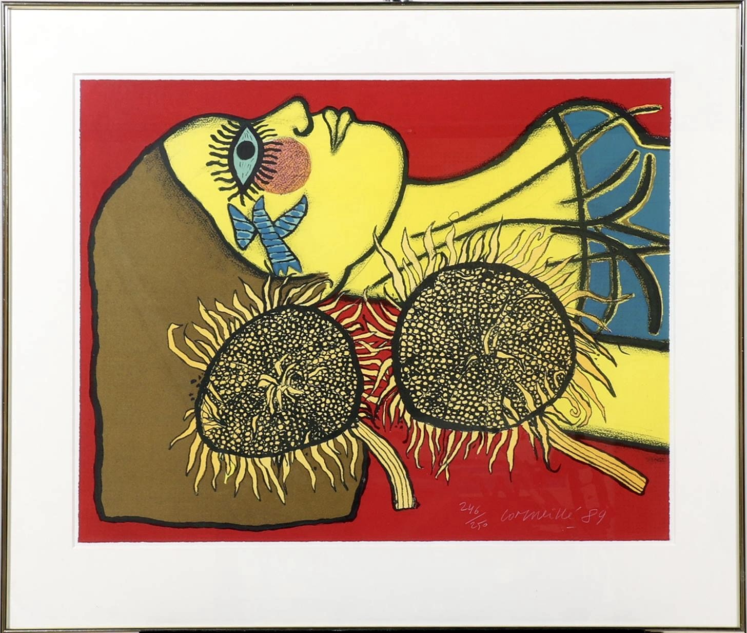 Corneille - Hommage à Van Gogh - litho - Gesigneerd - ingelijst - 1989 kopen? Bied vanaf 350!