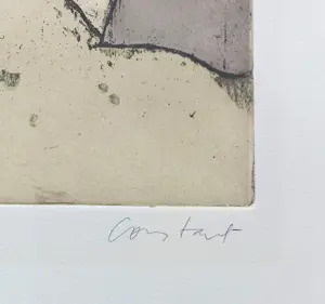 Constant - Het bondgenootschap tussen Casanova en de moraal, aquatint ets kopen? Bied vanaf 775!