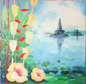 Jan van Delft - Acryl op doek, Bratanmeer I (zeer groot) kopen? Bied vanaf 200!