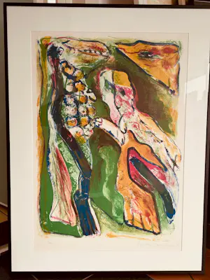 Martin Engelman - 'Rendez-vous Au Jardin Zoologique' met lijst! (loc-opslag) kopen? Bied vanaf 85!