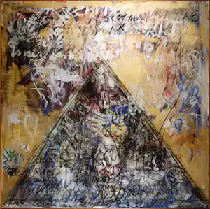 Monique de Lannoy - Acryl op doek, The best of times - Ingelijst (Zeer groot) verkocht voor € 60!